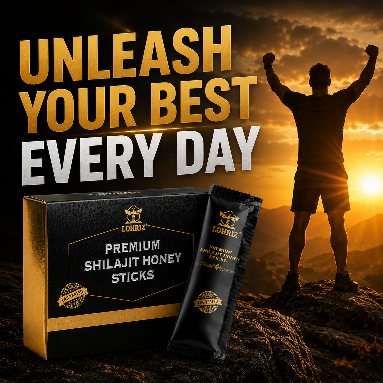 LORIZ Premium Shilajit Honey (20g Stick) - Image 3