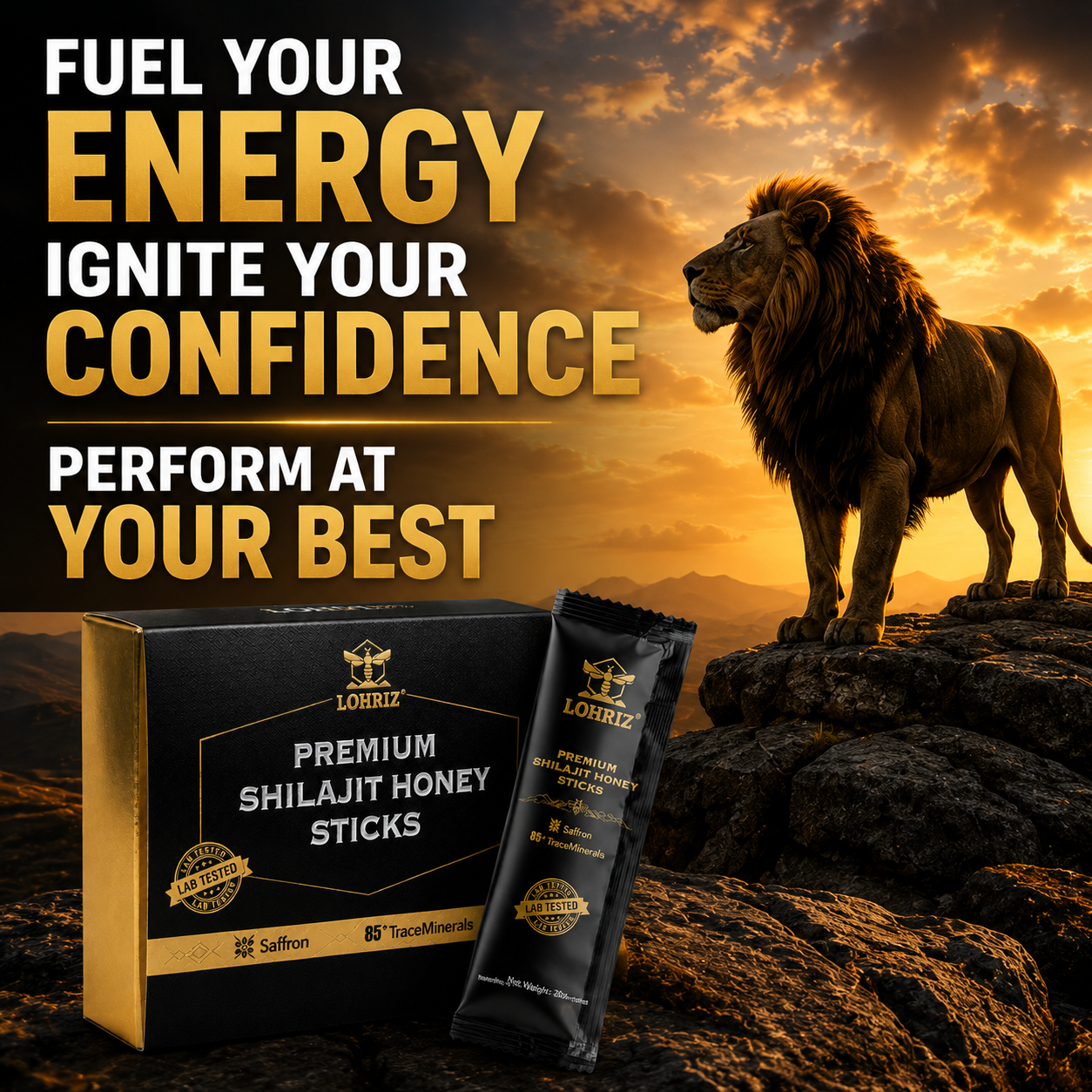 LORIZ Premium Shilajit Honey (20g Stick) - Image 6