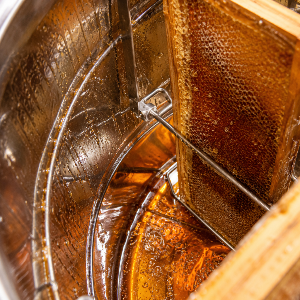 Royal Honey production and packaging detail 4